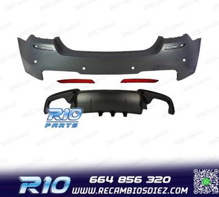 PARAGOLPES TRASERO BMW F10 10-13 LOOK M PDC