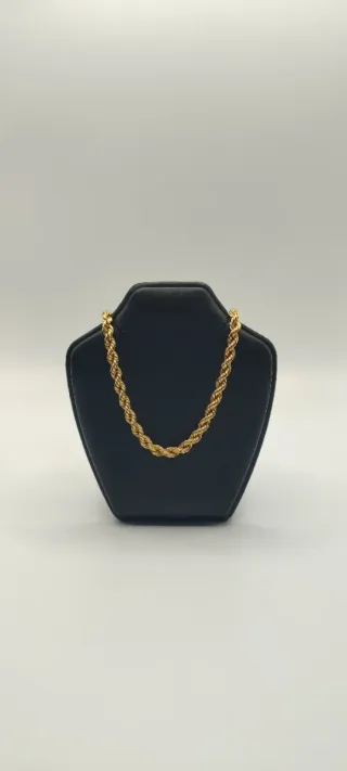 00590 CORDÓN SALOMÓNICO DE ORO DE 18K - 50CM