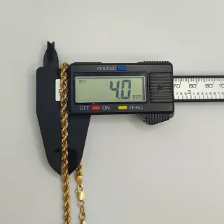 00590 CORDÓN SALOMÓNICO DE ORO DE 18K - 50CM