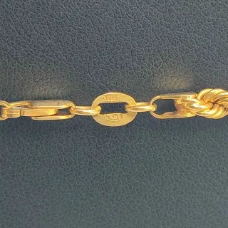 00590 CORDÓN SALOMÓNICO DE ORO DE 18K - 50CM