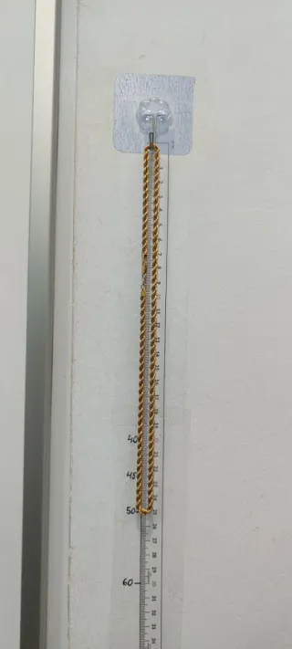 00590 CORDÓN SALOMÓNICO DE ORO DE 18K - 50CM