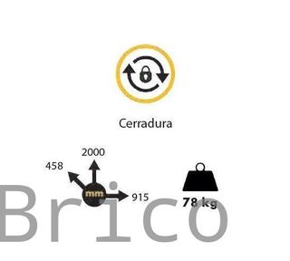 Armario Doble Puerta 2 Metros Alyco 192852