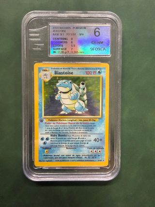 Pokemon Blastoise Base Set 1st Ed. SPA