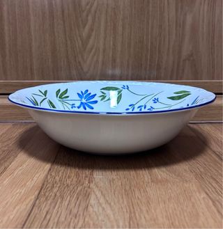 Ensaladera flores azul/verde de Pontesa