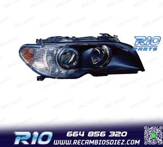 FARO DCH + INTERMITENTE BMW SERIE 3 E46 COUPÉ FONDO NEGRO