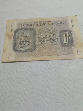 4 Banconote Militari Inglesi Occupazione