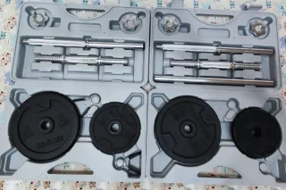 Juego de pesas con maletín