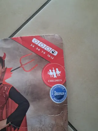 Costume Diavoletto 10/12 anni