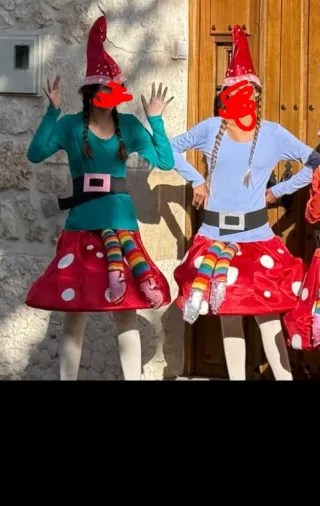 Disfraz seta infantil