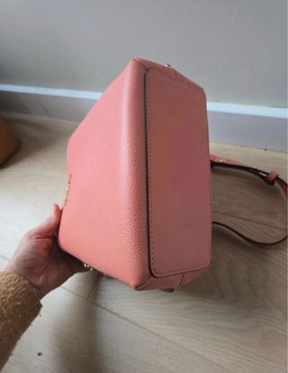 Bolso Piel Michael Kors Rosa Dorado