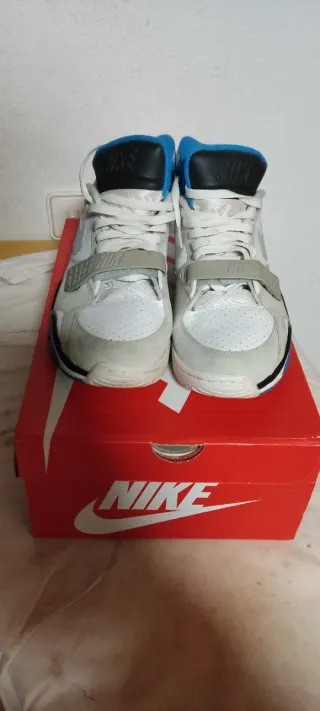 Nike Air Trainer SC II Blanco Gris Azul