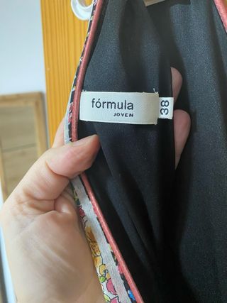 Vestido largo estampado floral