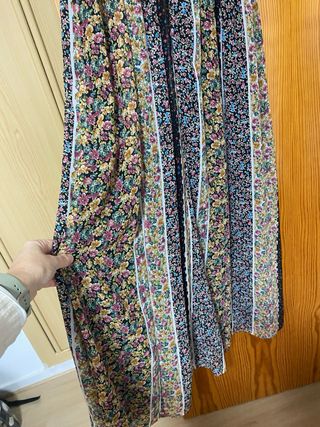 Vestido largo estampado floral