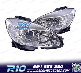 FAROS PARA MERCEDES W204 C CLASS 07-10