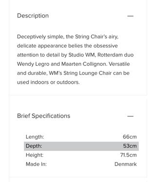 Silla Lounge Menu WM string Negra