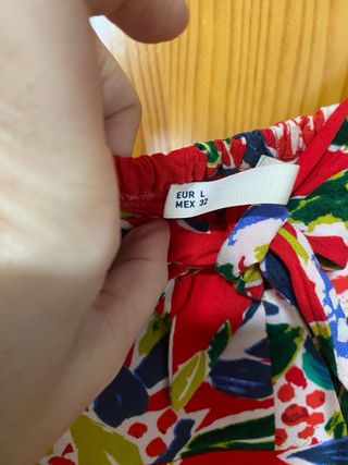 Vestido largo estampado floral verano