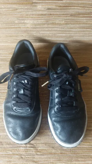 Zapatillas Puma de piel negras