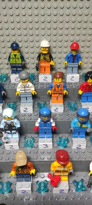 Lote Minifiguras Lego City Lote 3