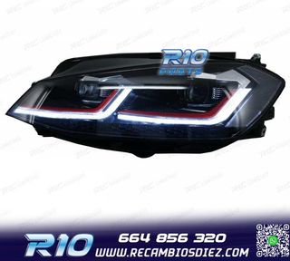 FAROS VOLKSWAGEN VW GOLF 7.5 17-19 FULL LED DINAMICOS LOOK G