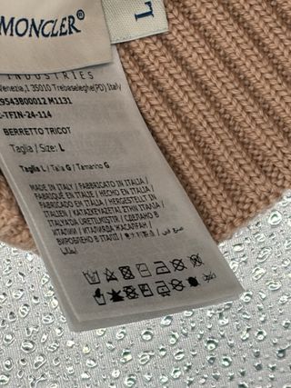 Moncler cuffia/berretto tricot donna