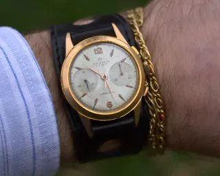 Orologio Cronografo Wilhelm Landeron 248 Vintage