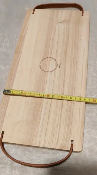 Vassoio Nespresso in legno con manici