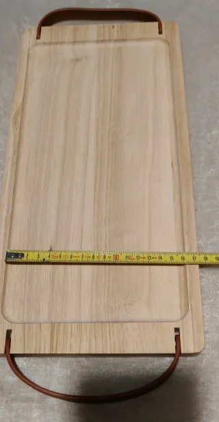 Vassoio Nespresso in legno con manici