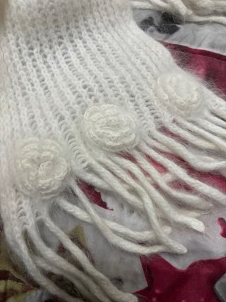 Coordinato sciarpa e berretto in angora Pleasant