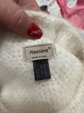 Coordinato sciarpa e berretto in angora Pleasant