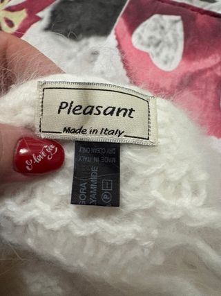 Coordinato sciarpa e berretto in angora Pleasant