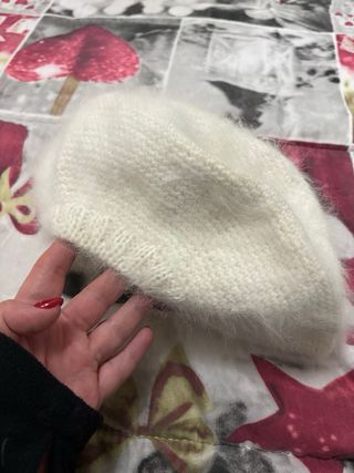 Coordinato sciarpa e berretto in angora Pleasant