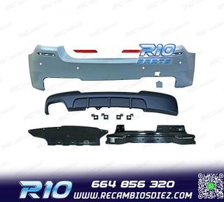 PARAGOLPES TRASERO BMW F10 10-17 LOOK M PERFORMANCE