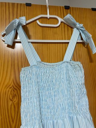 Vestido largo de verano a rayas