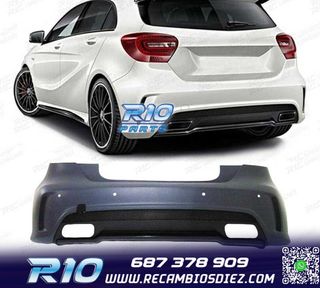 PARAGOLPES TRASERO MERCEDES CLASE A W176 12-18 LOOK AMG A45