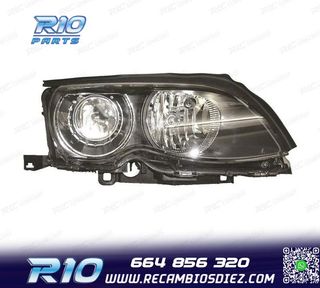 FARO DCH XENON BMW E46 01-05 4P FONDO NEGRO