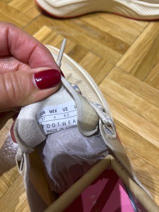 Zapatillas Scalpers Beige/Rosa Nuevas