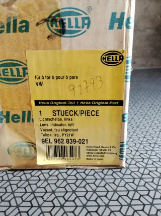 Piloto Intermitente Izquierdo VW Polo Hella
