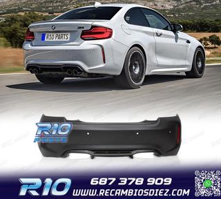 PARAGOLPES TRASERO BMW F22 F23 LOOK M2C PDC