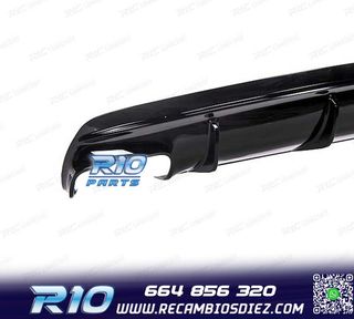 DIFUSOR MERCEDES CLA C117 AMG 13-15 LOOK CLA45 NEGRO BRILLO