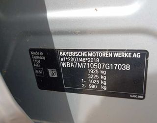 Carcasa retrovisor derecho bmw serie 1 lim. 449751