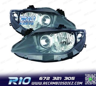 FAROS PARA SEAT IBIZA VI 09-12 FONDO NEGRO