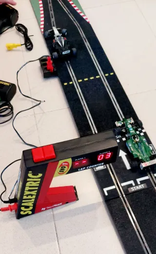 "Scalextric Monza serie 8058-Completo- Época Exin"