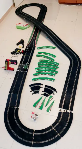 "Scalextric Monza serie 8058-Completo- Época Exin"