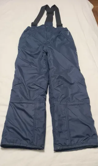 Pantalón de Nieve Azul con Tirantes