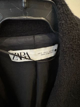 Americana Zara Negra Talla L