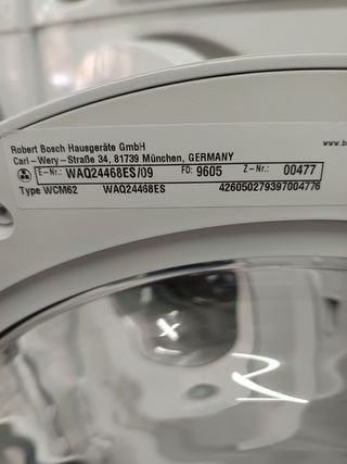 Lavadora Bosch Serie 6 8kg