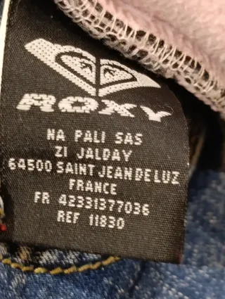 Forro polar Roxy cuello alto negro Talla M