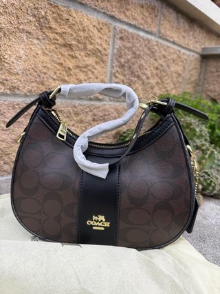 Bolso Mujer Marrón y Negro