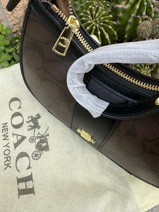 Bolso Mujer Marrón y Negro