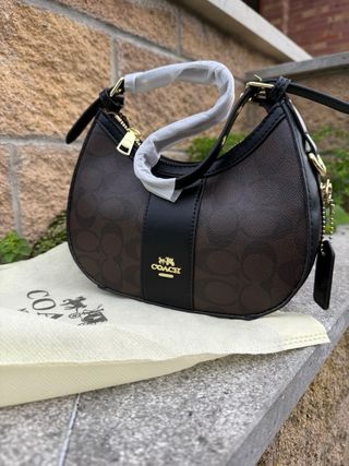 Bolso Mujer Marrón y Negro